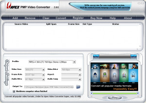 Apex Free PMP Video Converter - náhled
