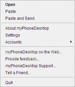 myPhoneDesktop - náhled