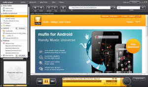 mufin player - náhled