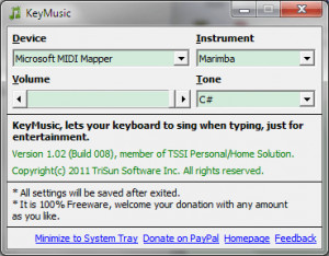 KeyMusic - náhled