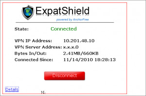 Expat Shield - náhled