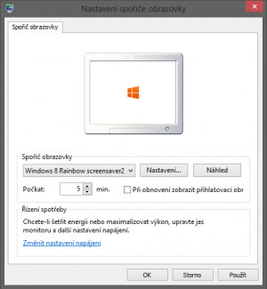 Windows 8 Rainbow Screensaver - náhled