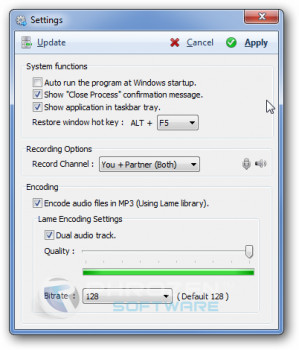 Phrozen Skype REC - náhled