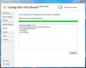 Stronghold AntiMalware - náhled