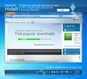 HideIt - náhled