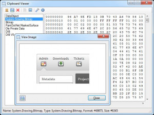 Clipboard Viewer .NET - náhled