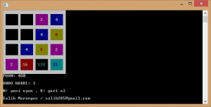 2048 in Prompt Window - náhled