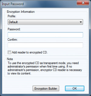 SecureCD Creator - náhled