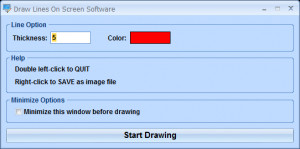 Draw Lines On Screen Software - náhled