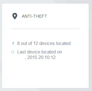 Bitdefender Anti-Theft - náhled