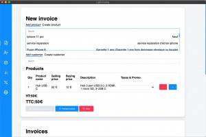Light-invoice - náhled
