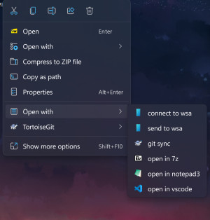 Custom Context Menu - náhled