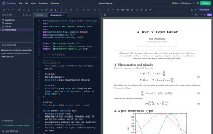 Typst Editor - náhled