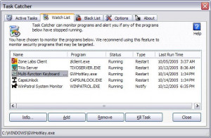 Task Catcher - náhled