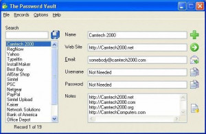 The Password Vault - náhled