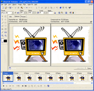Ulead GIF Animator - náhled