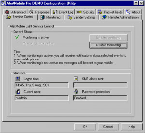 AlertMobile Pro - náhled