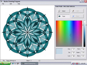 Bezier Drawing Program - náhled