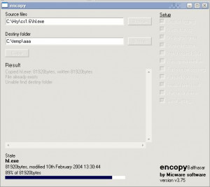 Encopy - náhled