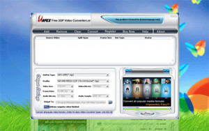 Apex Free 3GP Video Converter - náhled