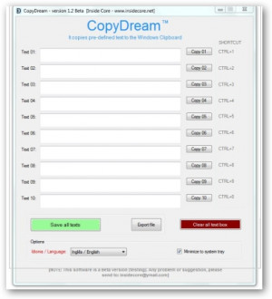 CopyDream - náhled