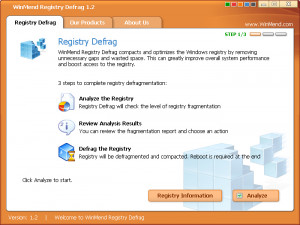 WinMend Registry Defrag - náhled