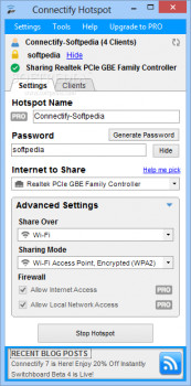 Connectify - náhled