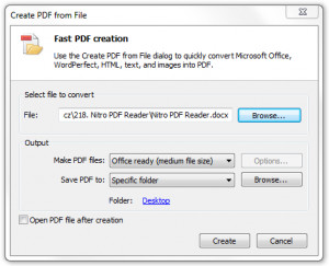 Nitro PDF Reader - náhled