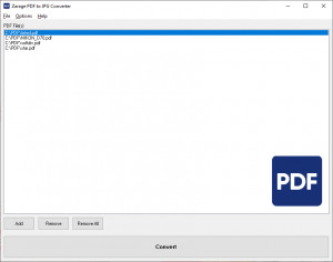 Zarage PDF to JPG Converter - náhled