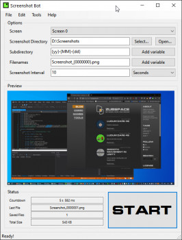 Screenshot Bot - náhled