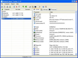Network Asset Tracker - náhled