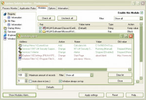 System Safety Monitor - náhled