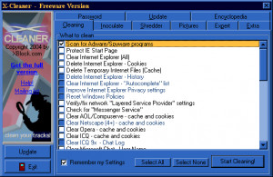 X-Cleaner - náhled