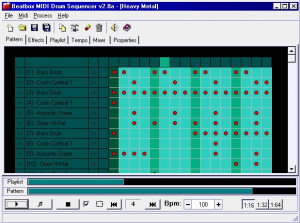 Beatbox MIDI Drum Sequencer - náhled