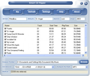 Smart CD Ripper - náhled
