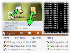 Batch Icon Extractor - náhled