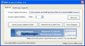 DBNS Screen Grabber - náhled