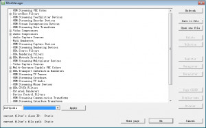 System Filter Manager - náhled