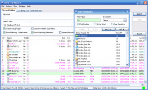 Ultra File Search - náhled