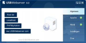 USBWebserver - náhled
