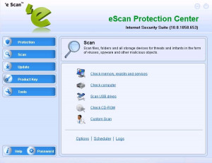 eScan Rescue Disk - náhled