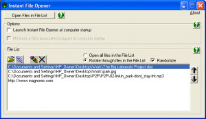 Instant File Opener - náhled