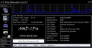 CS Fire Monitor - náhled