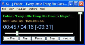 KJ Audio Player - náhled