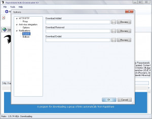 Rapidshare Auto Downloader - náhled