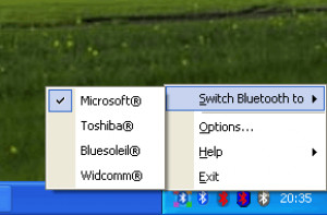 Bluetooth Stack Switcher - náhled