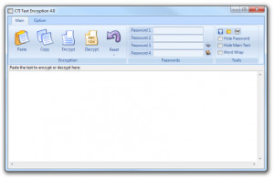 CTI Text Encryption - náhled