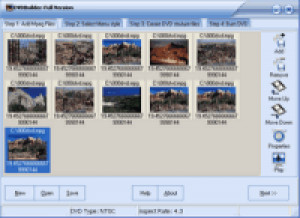 DVDBuilder - náhled