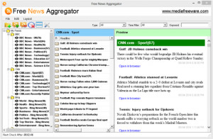 Free News Aggregator  - náhled
