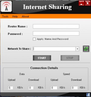 Internet Sharing - náhled